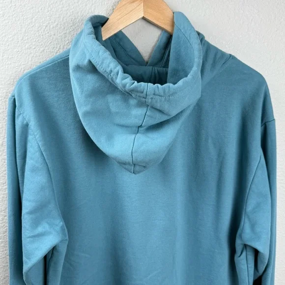 Vintage Volcom‎ Stone Company Mens Y2K Hoodie Size L Blue Preppy 90s Skater - Picture 7 of 16